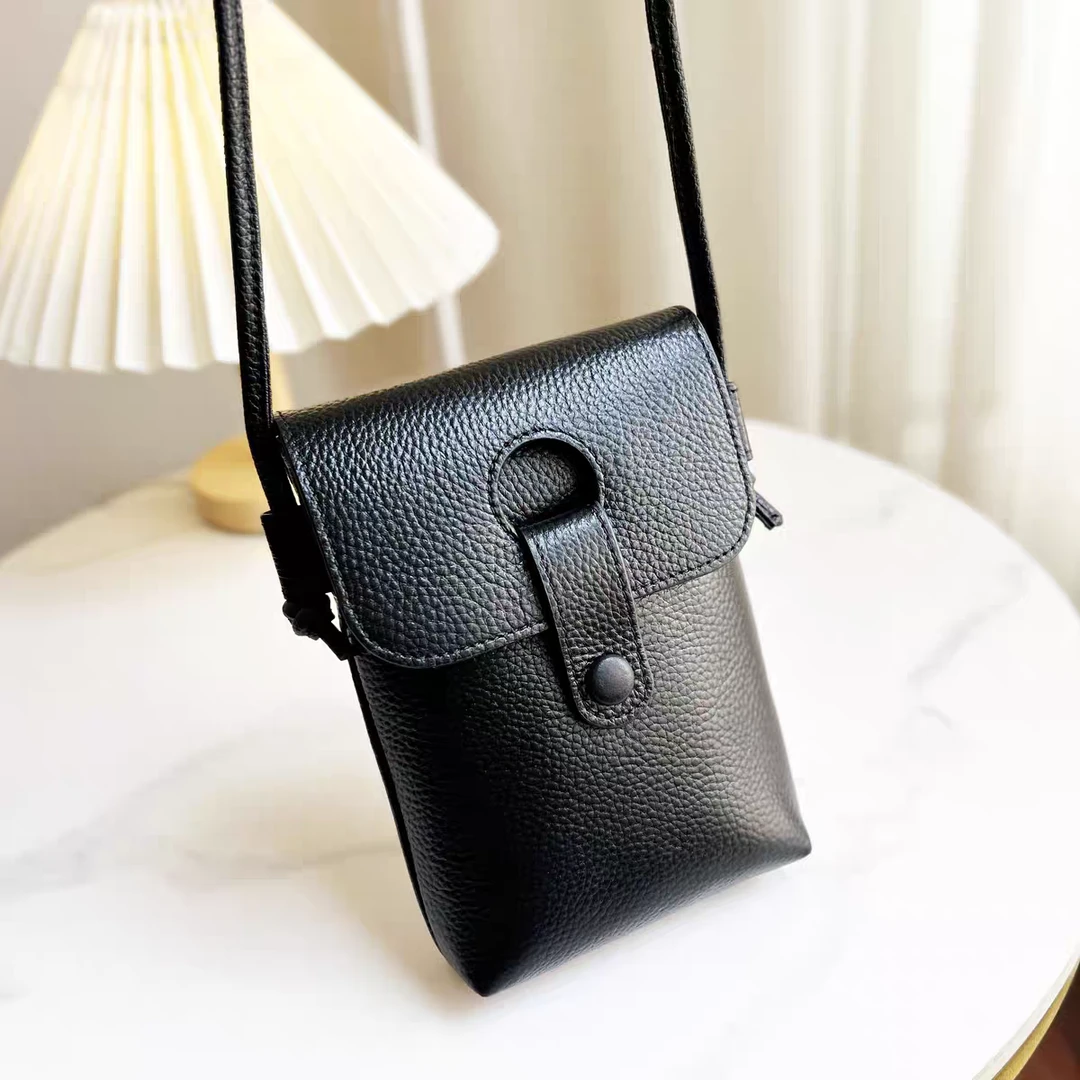 【头层牛皮】真皮女包单肩斜挎包5063