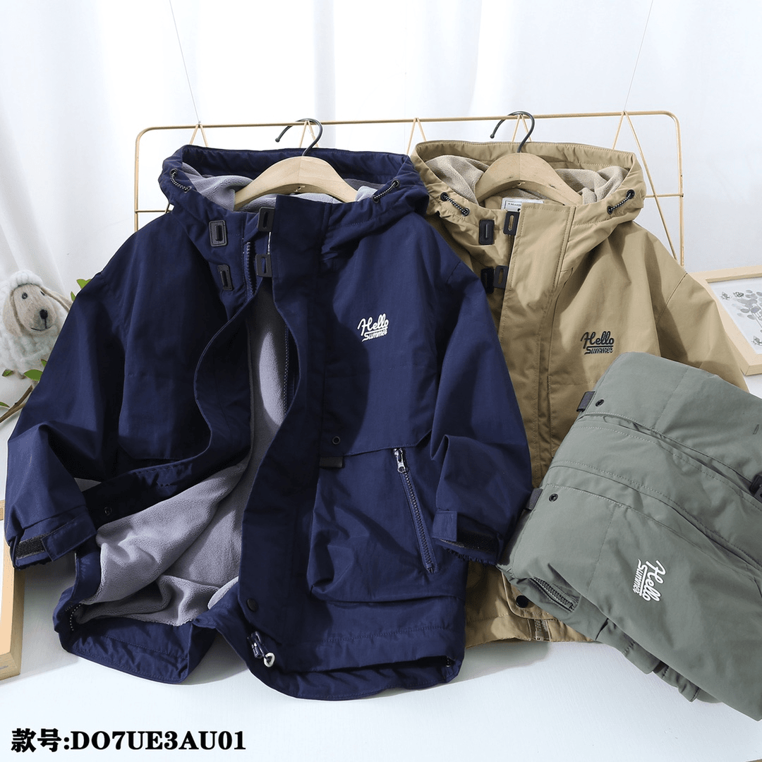 【奥粒绒】DU4童装棉服3au01儿童中大童休闲晚秋外套加厚奥粒绒棉服