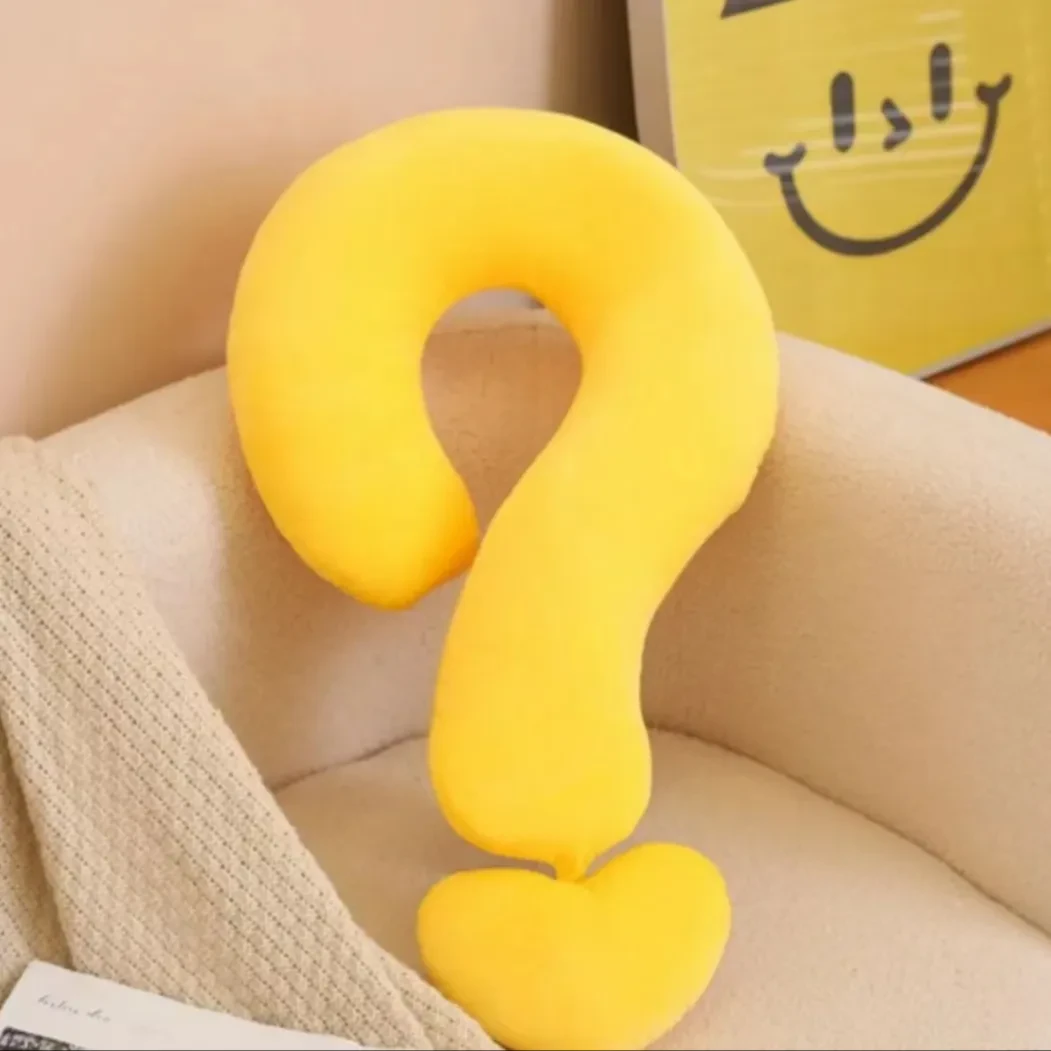 【清友团】时尚舒适心形问号抱枕SYJ