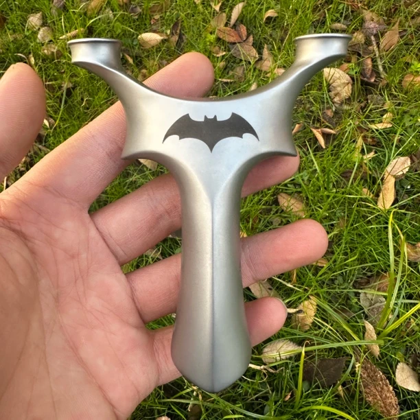 【微瑕】弓途正品圆头蝙蝠不锈钢飞虎户外玩具弹弓