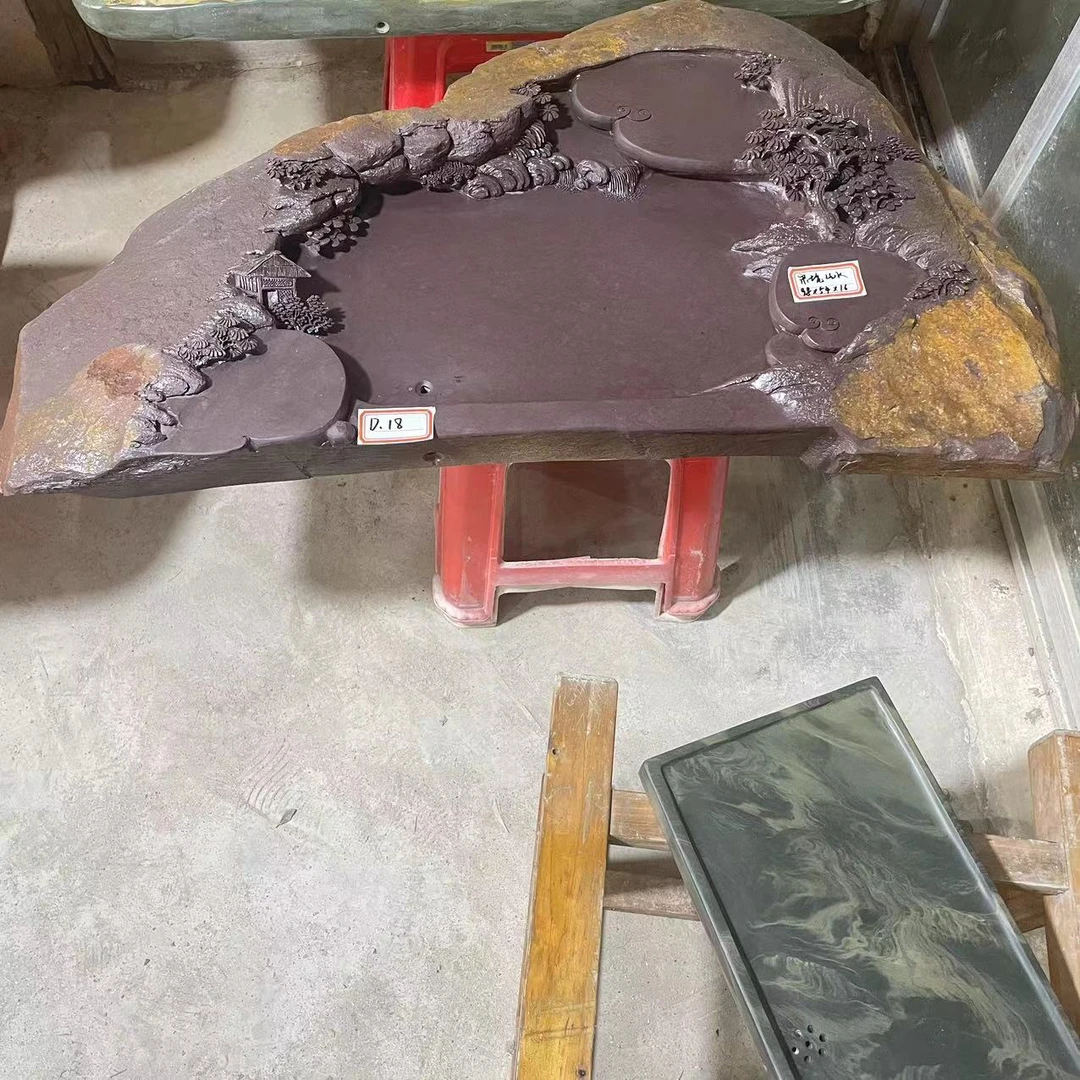 【德砚堂】纯手工制作高端纯天然高级宋坑山水端砚茶盘砚台