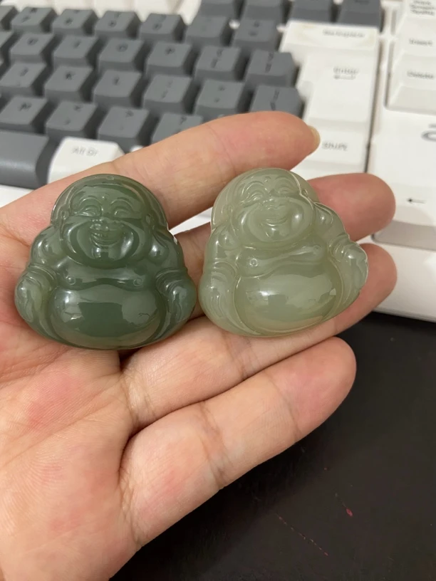 和田玉 佛公 35吊坠多样性拍一发一件