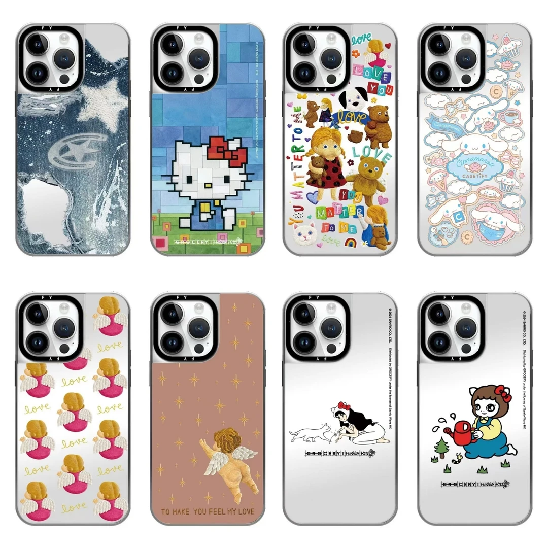 【超高版电镀银镜面】适用于苹果16promax/15promax/14promax手机壳