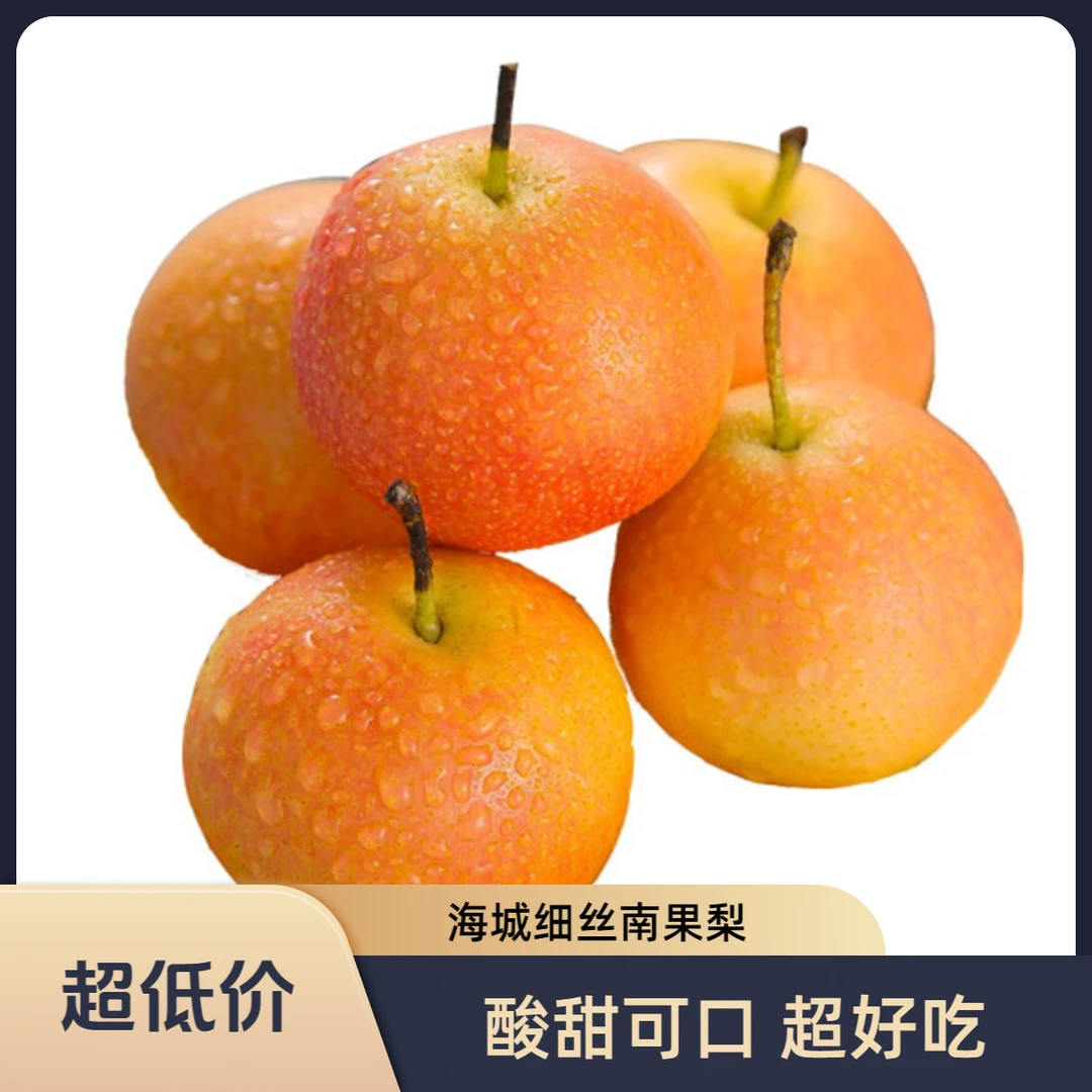 梨海城红南果梨好吃中果（甜酸口）-1斤