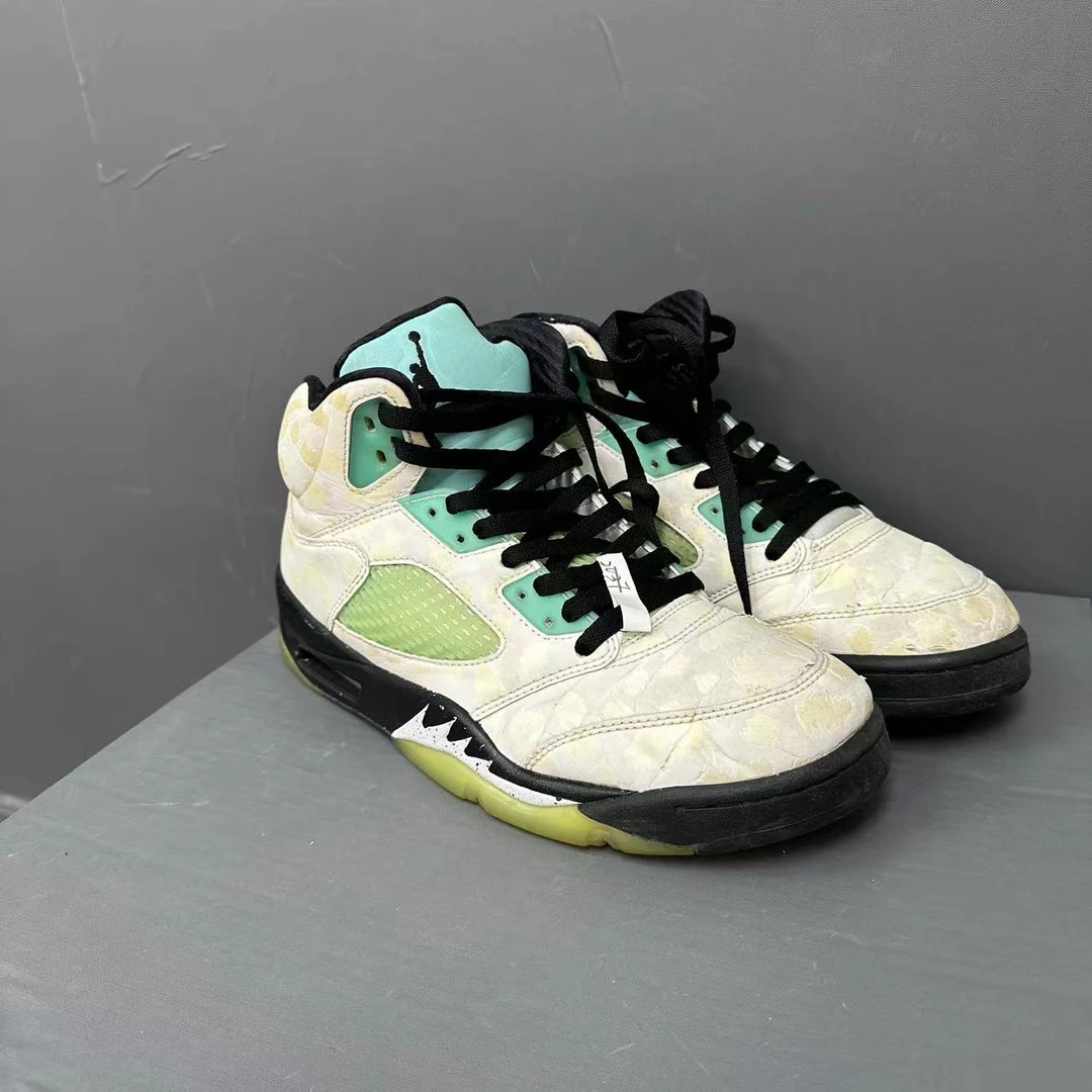 aj5 复古篮球鞋 薄荷绿 41码