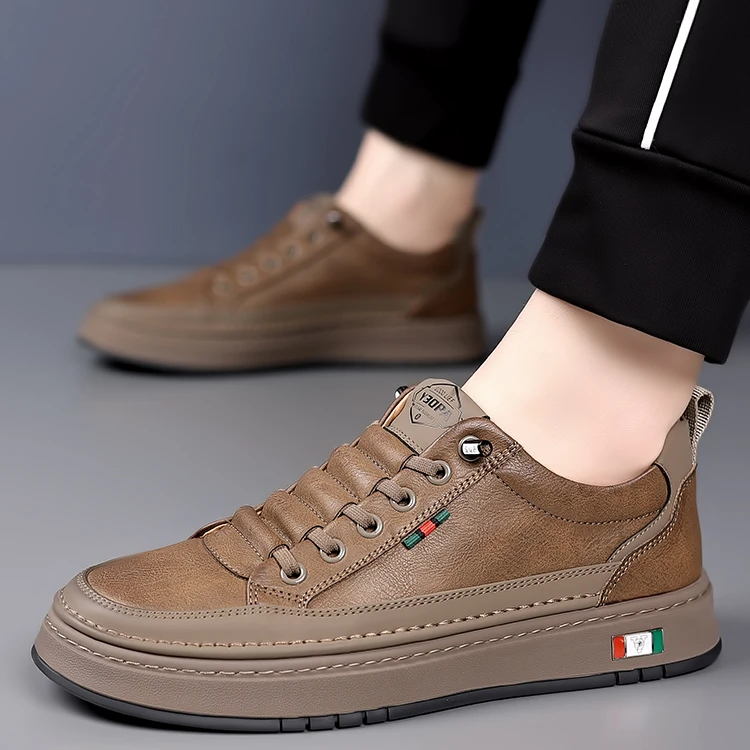 舒适2024秋冬新休闲运动软底防滑老爹鞋板鞋旅游男鞋货号7081男士