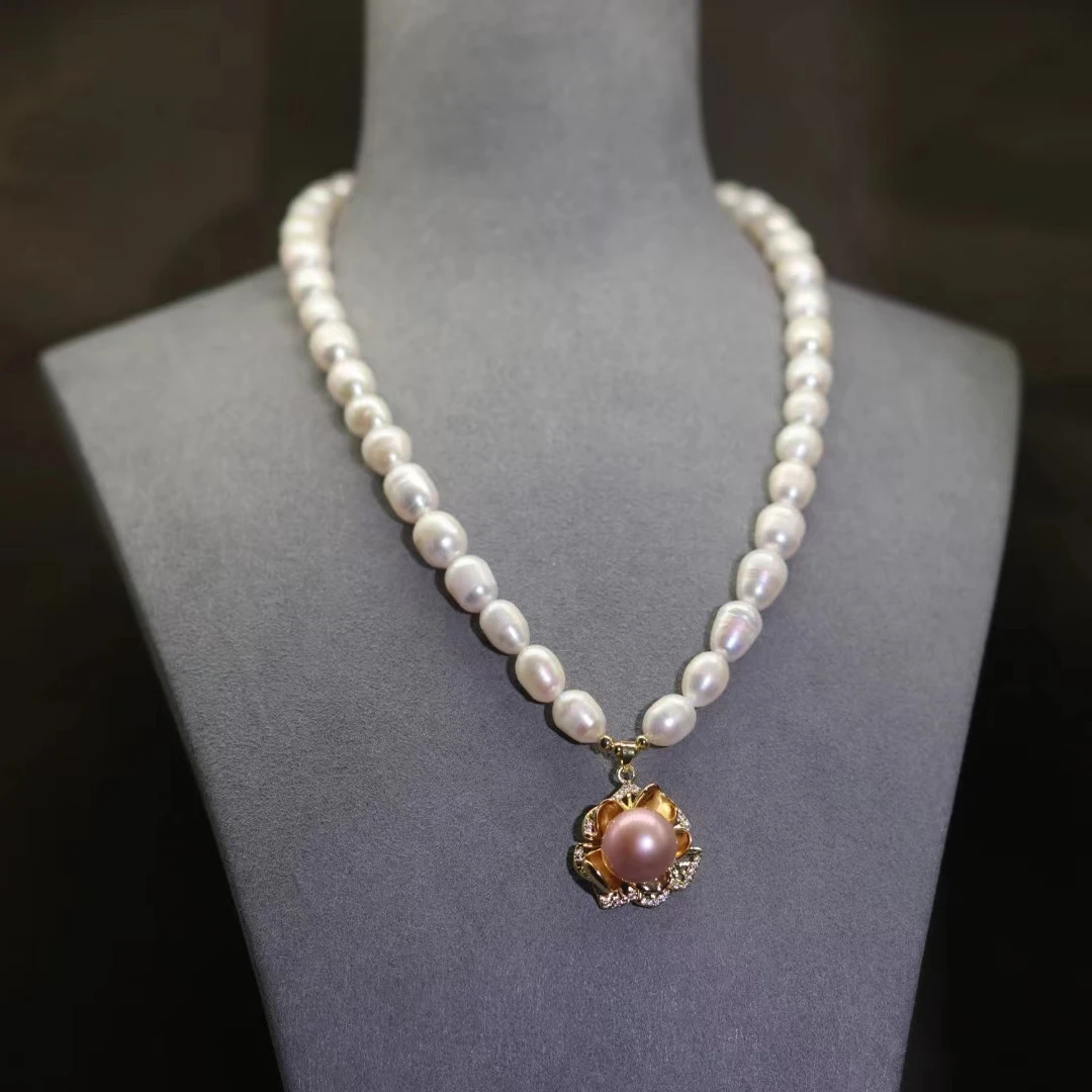 花开富贵珍珠项链