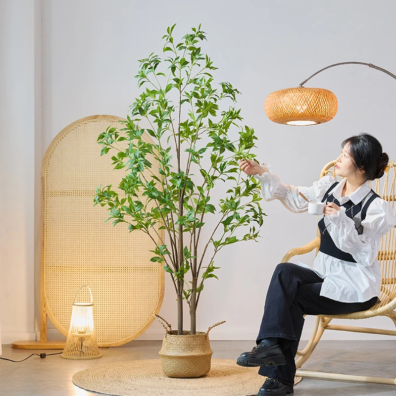 马醉木仿真绿植高端轻奢假树仿生植物装饰室内盆栽橱窗