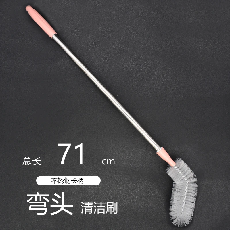 不锈钢洗桶刷矿泉水桶饮水机桶长柄清洁刷多功能弯头刷子白桶家用