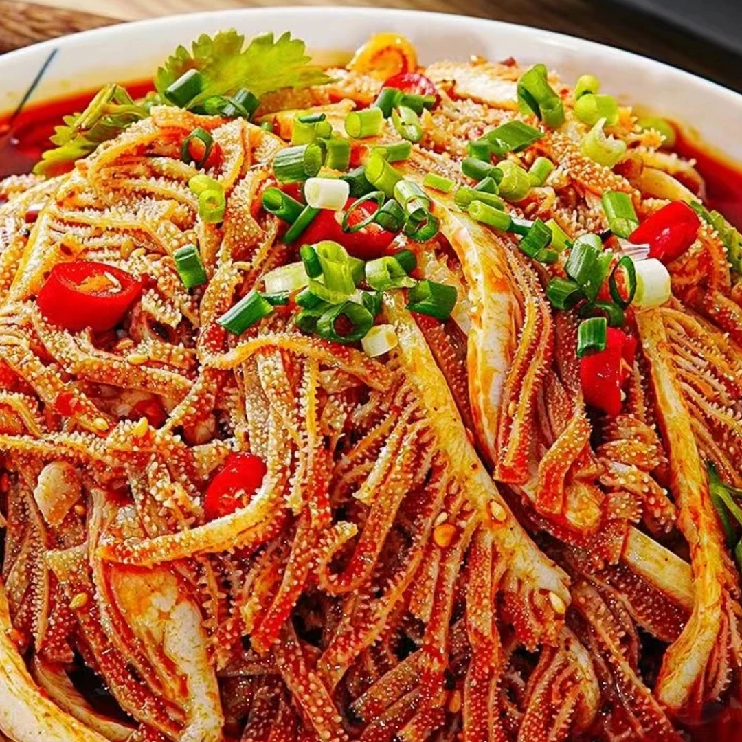 【新疆包邮】川味红油毛肚千层肚香辣口味1kg装下酒菜