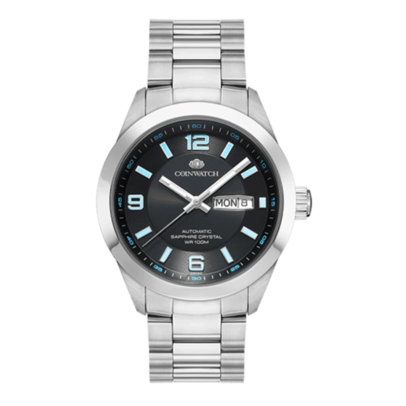 COINWATCH/科因沃奇银澳系列瑞士全自动机械机芯男士腕表C151SBK