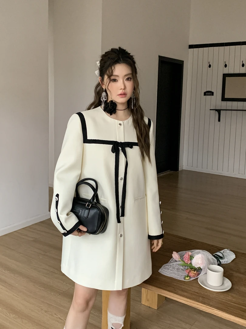 周【清纯女高】连衣裙 春季女装连衣裙韩系气质时尚气质感高级