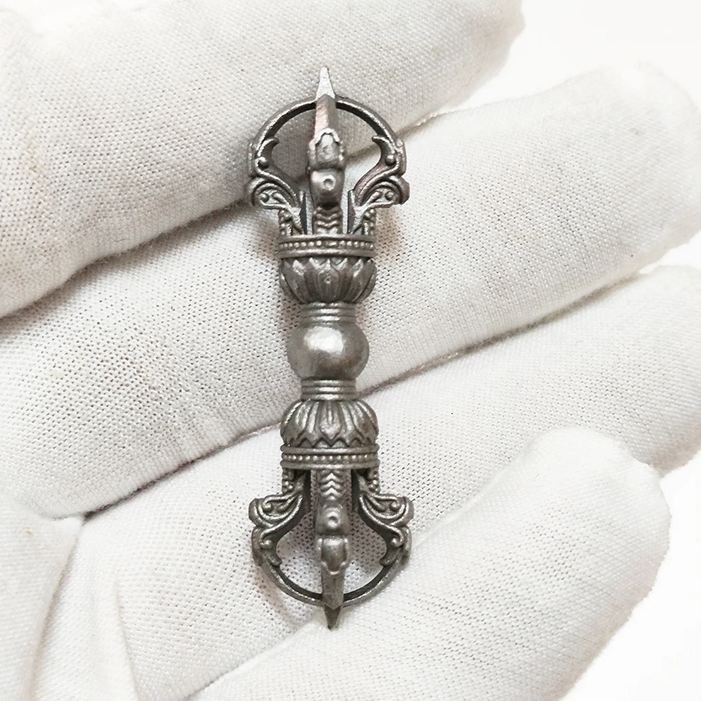 陨铁熔铸45mm五股杵小号随身五股金刚杵创意饰品YS05