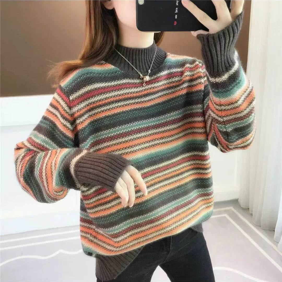 《超级爆款》2024年新款针织毛衣时尚减龄A319