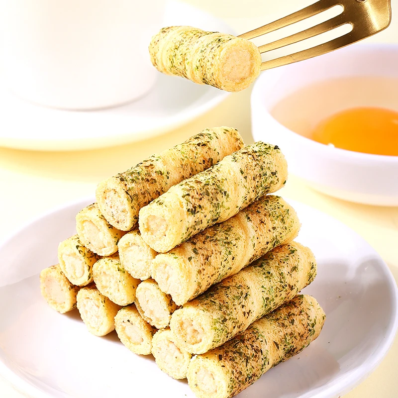 【发五十包】休闲零食办公室宿舍下午茶海苔肉松蛋卷