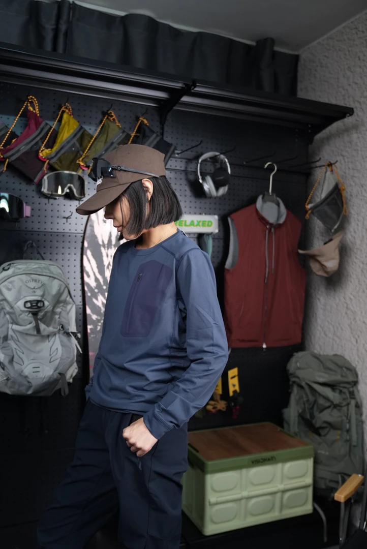 三季可穿！薄绒卫衣打底排汗透气保暖速干圆领套头纯色百搭打底衫