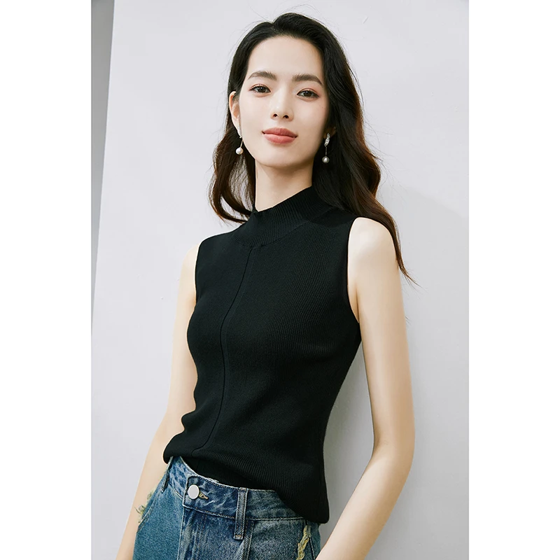 【专享】无袖内搭针织衫女24011013