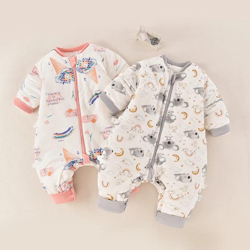 【真恒温】婴儿宝宝睡袋冬季加厚儿睡袋0到2 6岁儿童睡袋防踢被秋冬