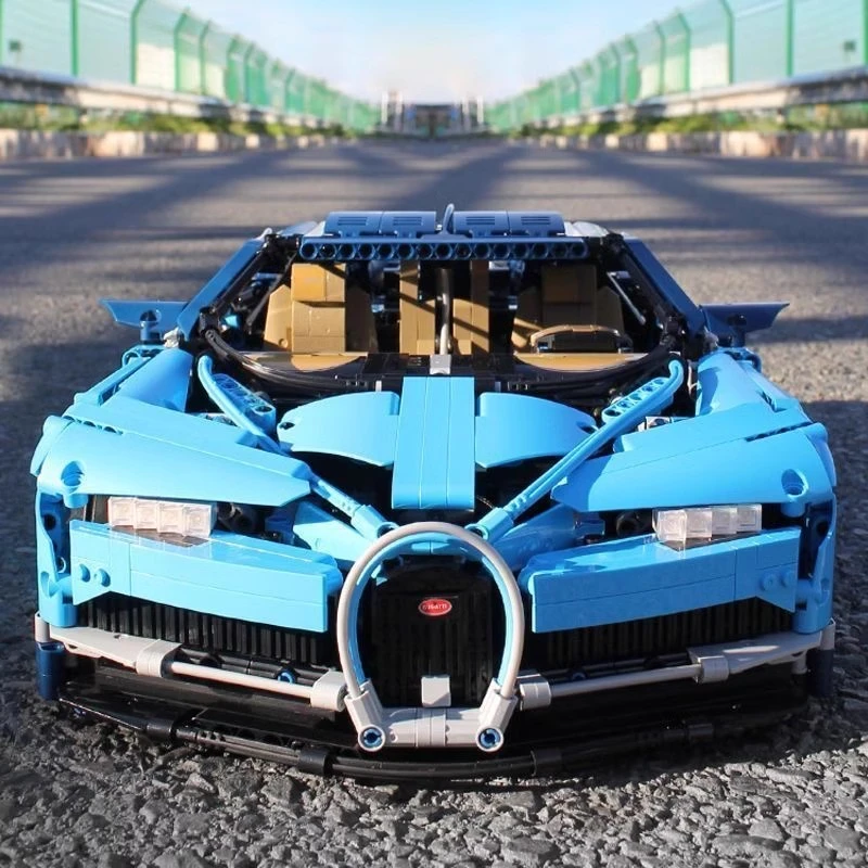 布加迪威龙机械组跑车系列汽车赛车拼装积木高难度玩具男礼物