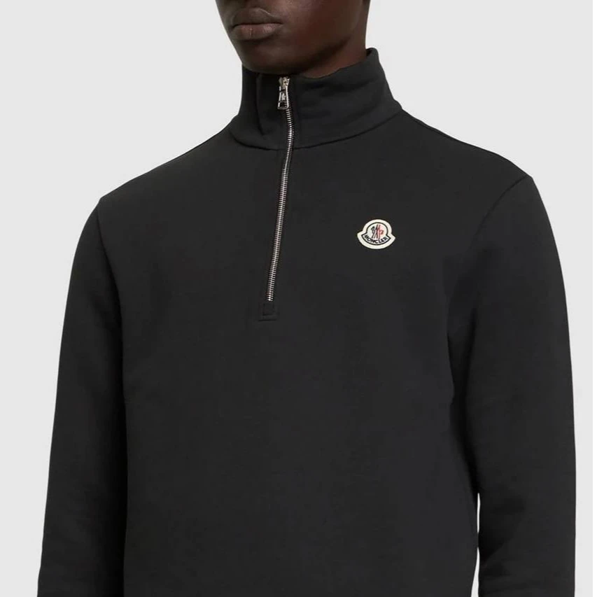 MONCLER拉链立领休闲长袖卫衣