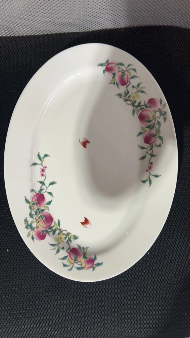 景德镇高温陶瓷餐具12寸鱼盘