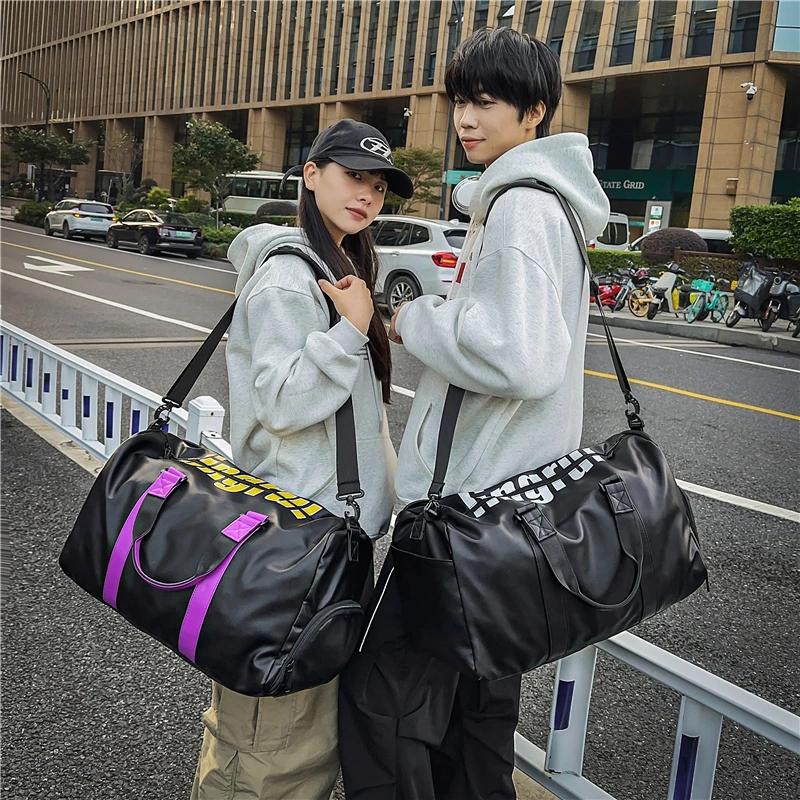 运动健身包男干湿分离出差短途旅行包大容量单肩斜挎包手提行李袋