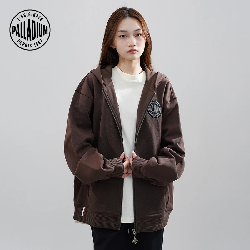 【帕拉丁】春秋款外套休闲潮流印花宽松长袖卫衣外套108818