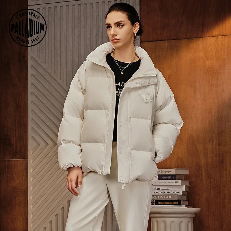 【檀健次代言】帕拉丁冬季女款羽绒服宽松长袖明星休闲时尚1910584