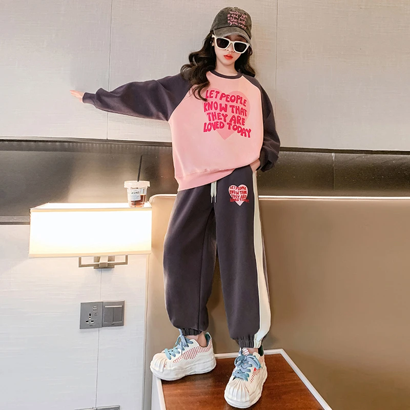 女童春装网红2025新款中大童8-15岁韩版洋气两件套儿童时髦穿搭潮