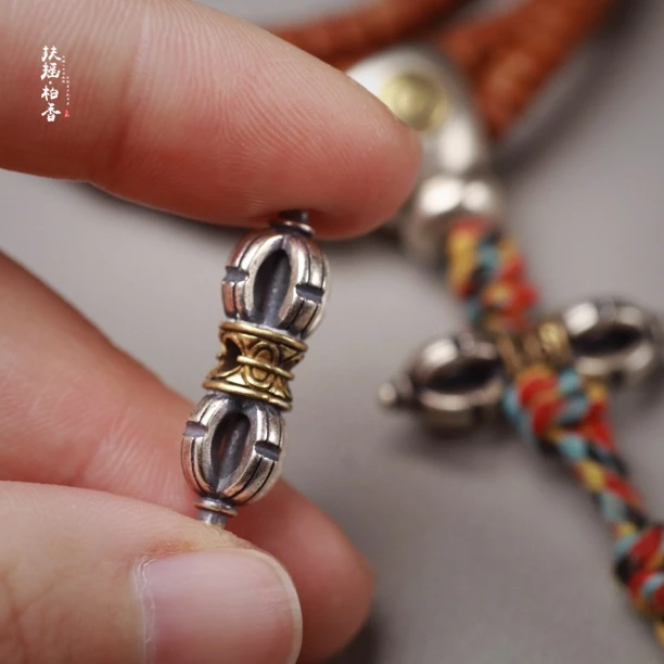 925银银制品 【杵杵】925银藏式杵背云很有质感重量