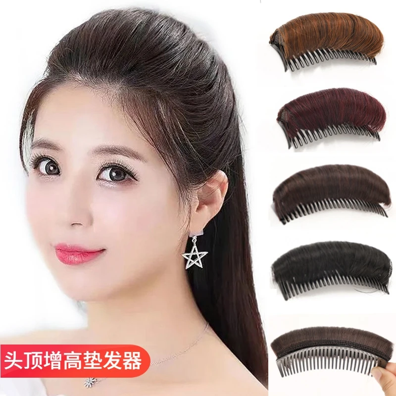 头发发根蓬松神器高颅顶假发片增发量头顶刘海垫发梳无痕隐形女生