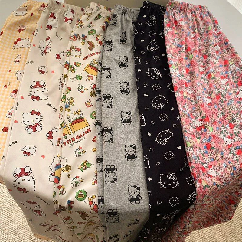 80-300斤可穿大码韩版可爱学生睡裤宽松显瘦可外穿遛弯裤