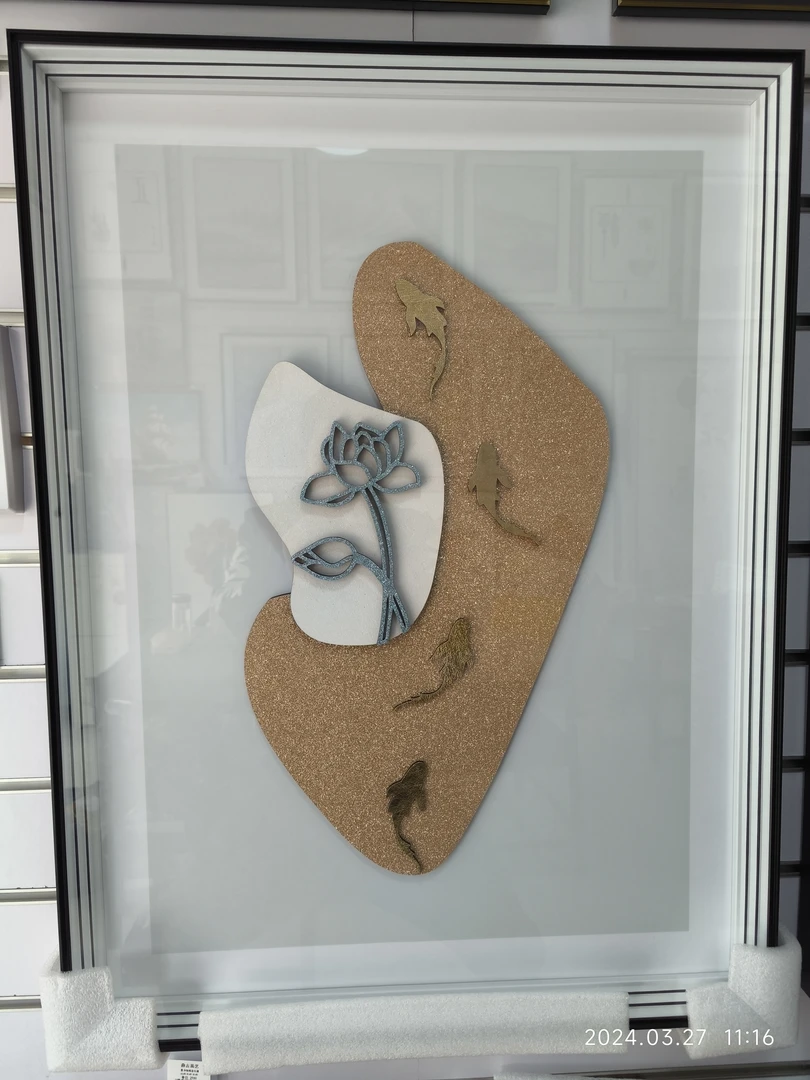 客厅背景墙三联幅装饰画