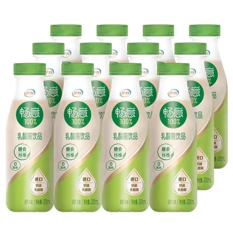 伊利畅意100%乳酸菌饮品原味1*12*320ml