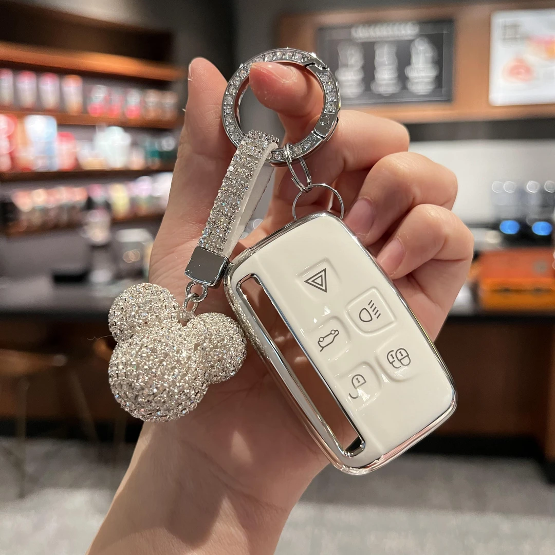 适用路虎钥匙套揽胜运动版极光发现5神行4扣星脉卫士车钥匙捷豹女