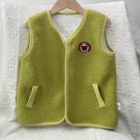 儿童马甲秋冬保暖男女宝宝加绒马甲坎肩