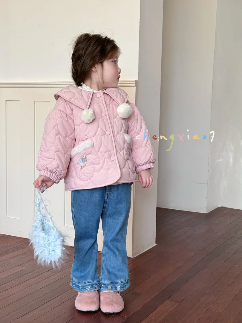 橙小七冬款加绒休闲外套