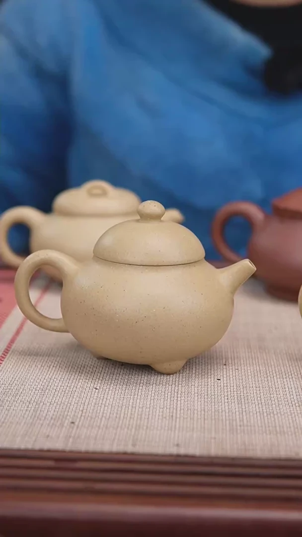 【闪购商品】紫砂茶壶170本绿喜瓢