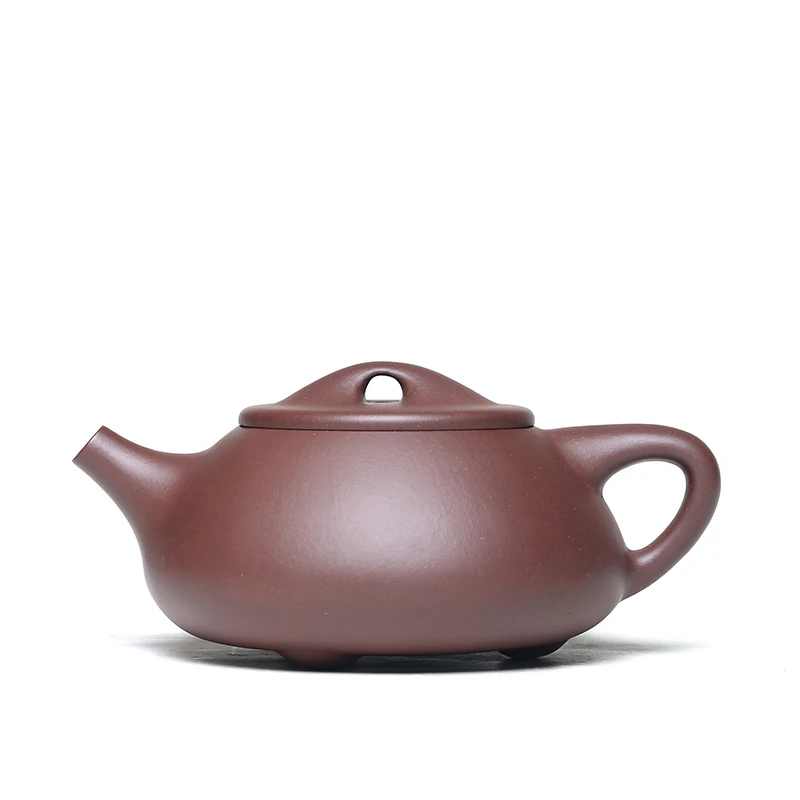 宜兴紫砂壶原矿底槽清景舟石瓢大容量家用全手工纯手工茶壶350cc