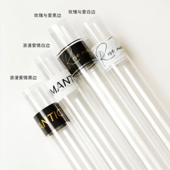 新款简约英文字母OPP膜网红浪漫玻璃纸防水花艺花店包装纸