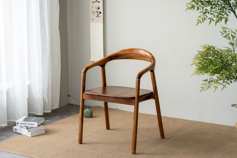 胡桃木公园客椅拍一发二【众木空间】