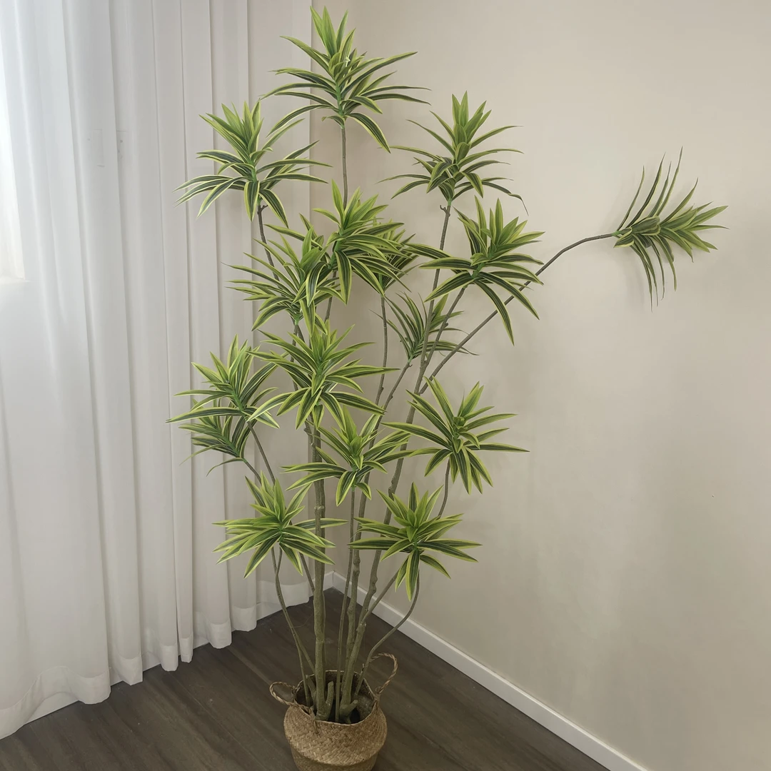 百合竹仿真绿植大型室内仿生绿植假盆栽仿真植物盆景客厅落地摆件