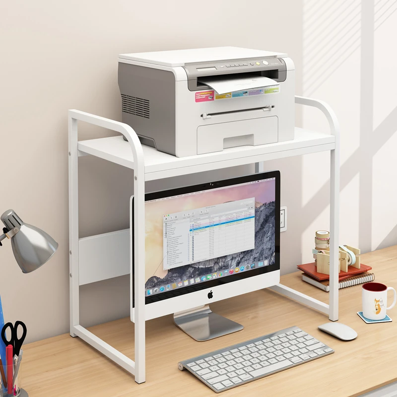 打印机显示器电脑架子桌面置物架多层收纳办公室家用台式增高架