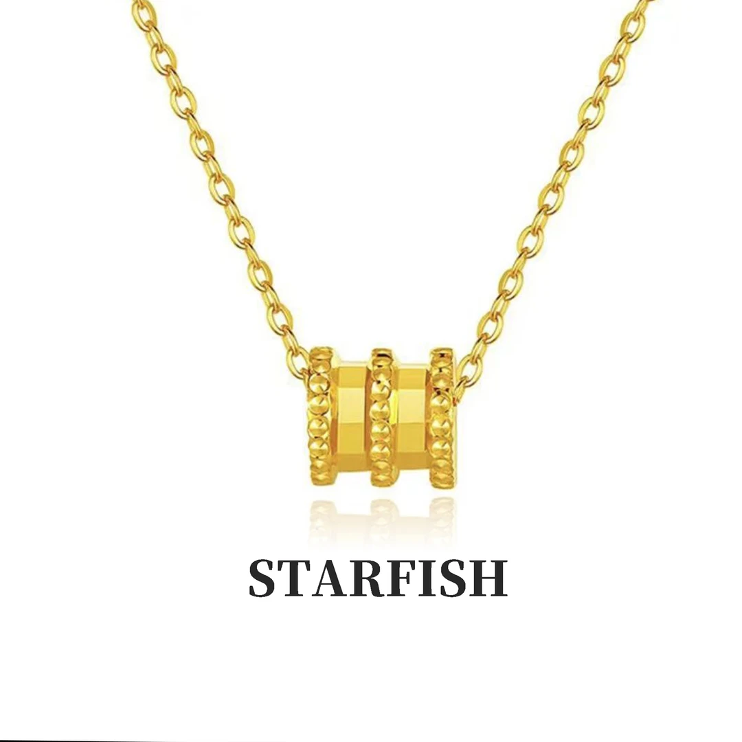 钛钢项链 气质小蛮腰女款轻奢感精致锁骨链时尚简约吊坠夏日项链