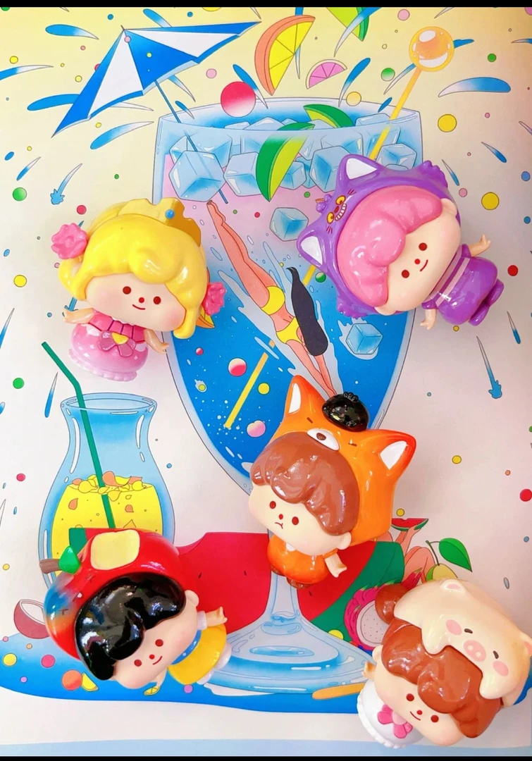 【拆盒拆袋】猪猪萌粒后两位相加系列潮玩盲盒手办