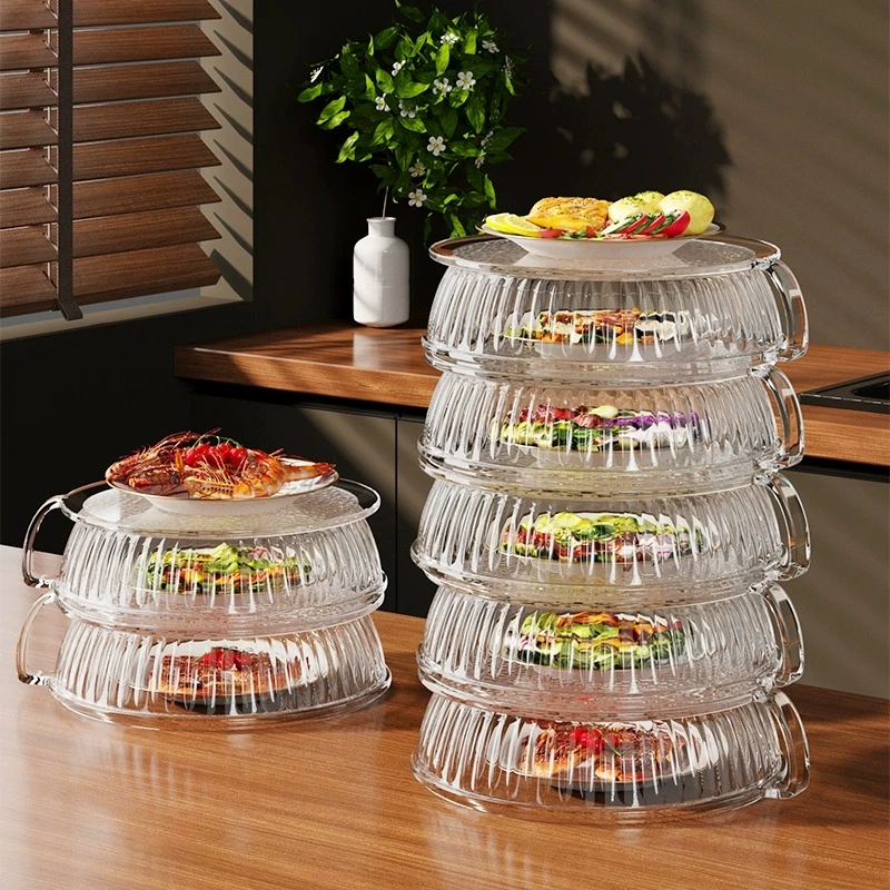 优勤保温菜罩2026新款家用盘盒厨房神器餐桌剩饭菜食物多层收纳架