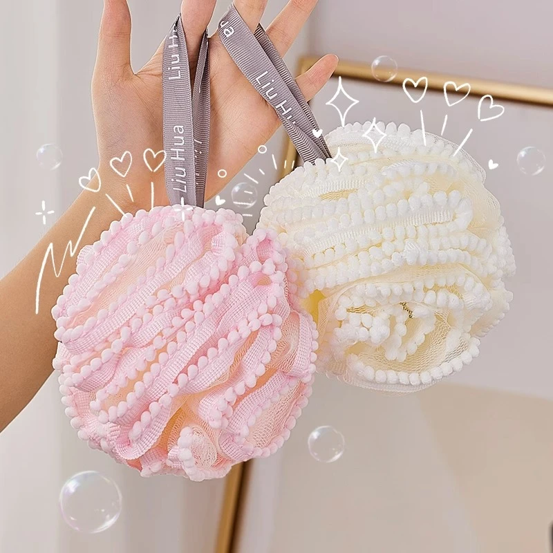 优勤沐浴球超柔软洗澡球儿童搓澡球不散花泡澡球男女搓澡洗澡神器