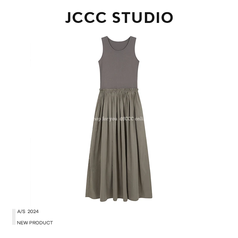 JCCC影子【静谧】运动风背心花苞连衣裙JE4ESL12