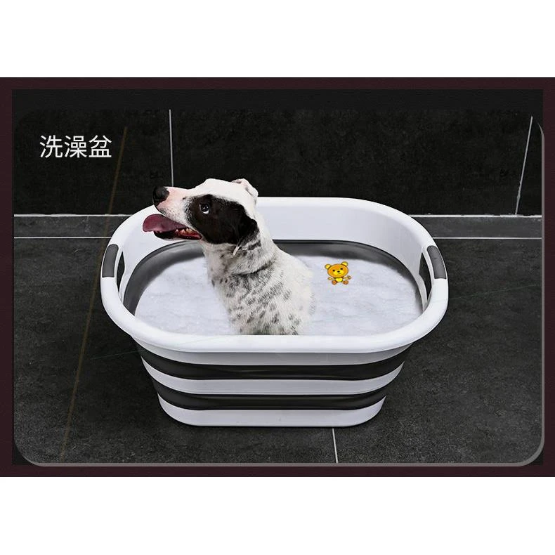 狗狗洗澡盆猫咪浴盆宠物专用洗澡池浴缸泡澡桶可折叠洗狗池大容量