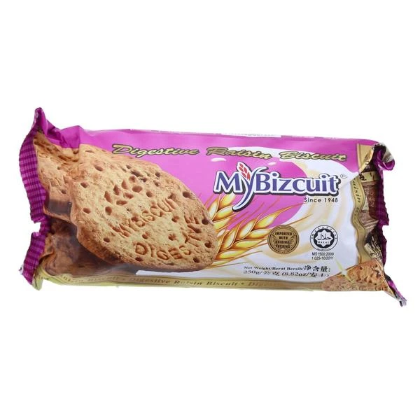 麦比客消化饼干葡萄干味 250g